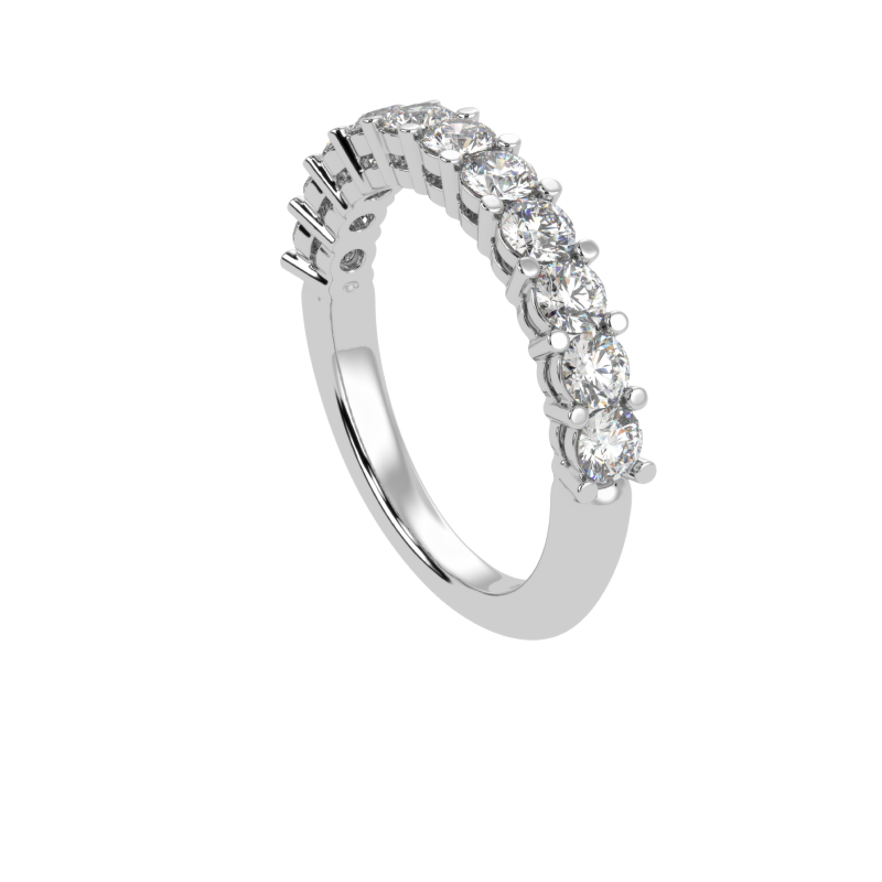 Lustrous Eternity Diamond Band Ring